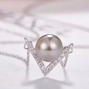 Pearl Stud Earring and Necklace