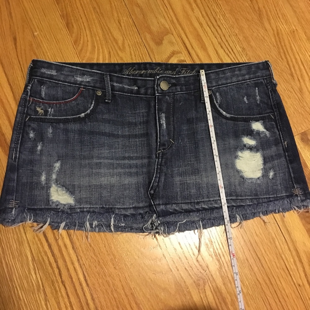 Denim A&F mini skirt