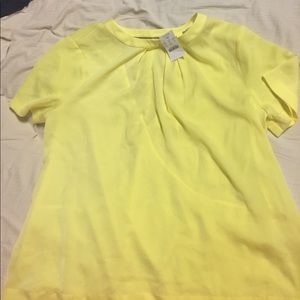 Yellow JCrew Top