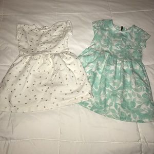 Two 3t Carter's dresses