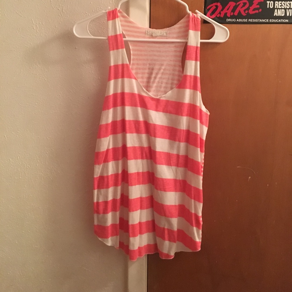 Coral/Neon Tank Top