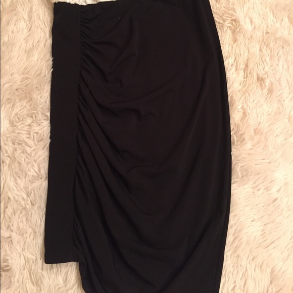 BCBG Black with Sequins Cocktail Dress - Picture 3 of 4