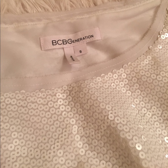 BCBG Black with Sequins Cocktail Dress - Picture 4 of 4