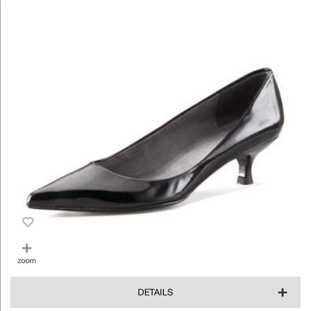 Stuart Weitzman Poco Patent Kitten-Heel Pump