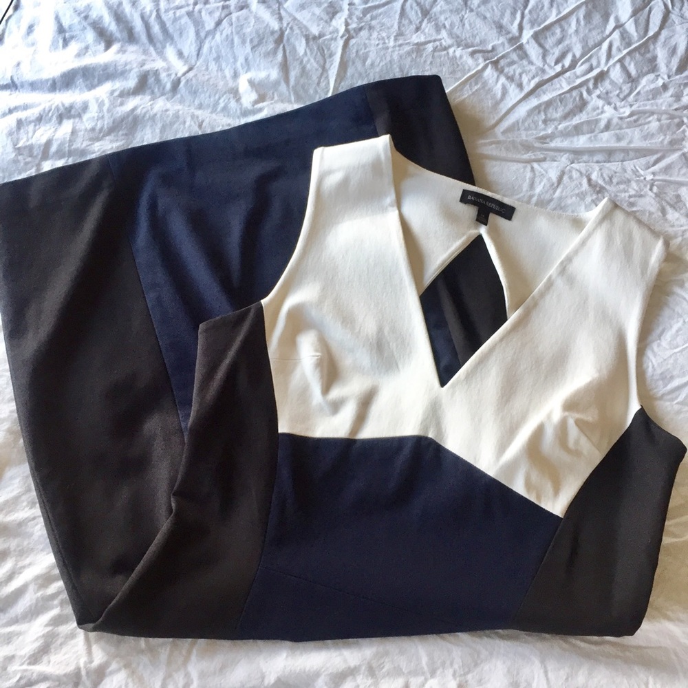 Banana Republic Sloan Colorblock Sheath