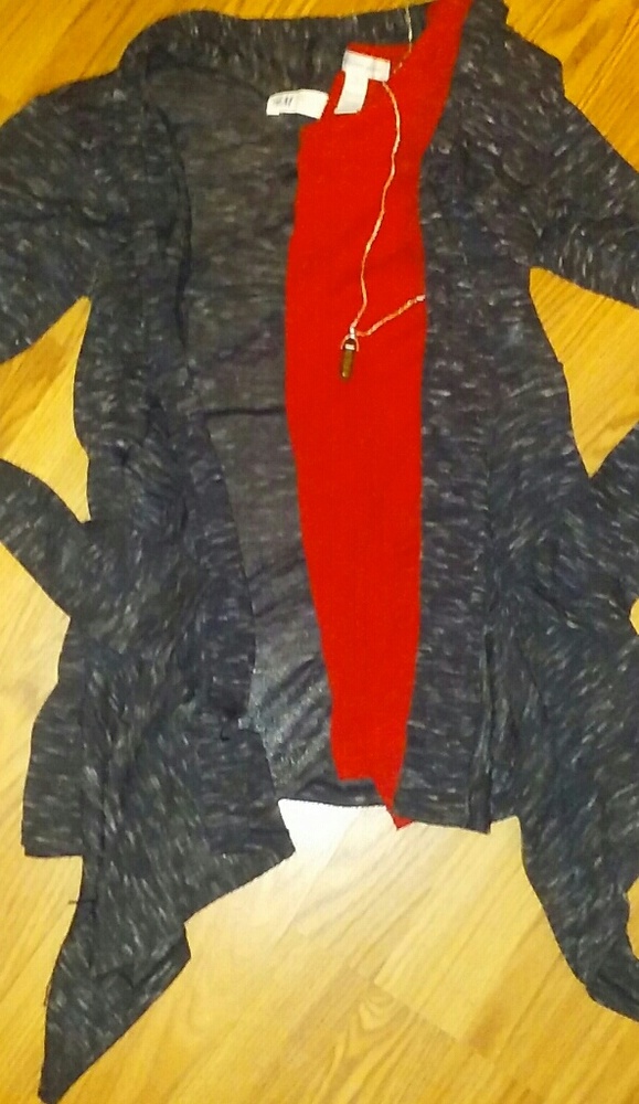 *Final Price* H&M Black and Grey Cardigan size L