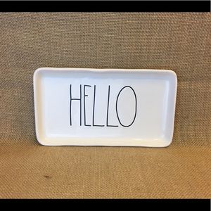 Rae Dunn Hello Tray