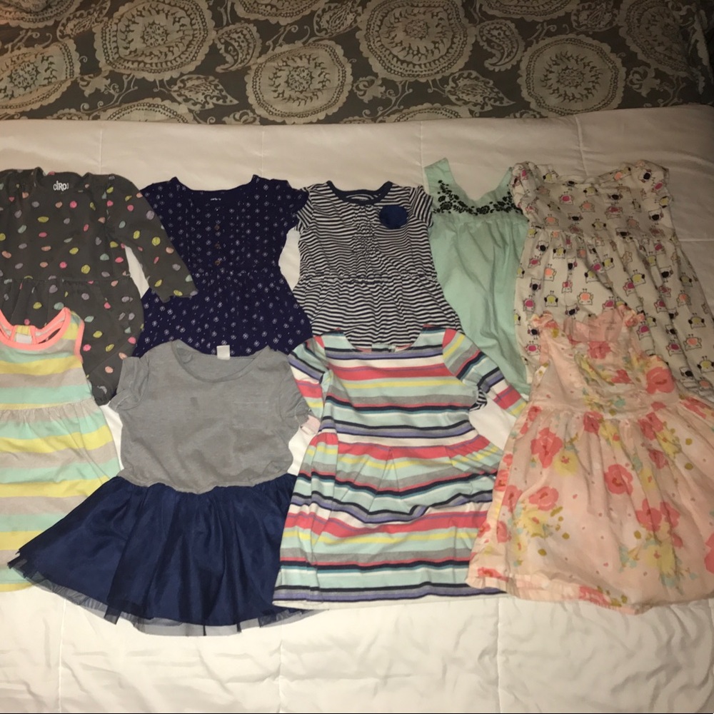 Lot of 9 size 3t dresses