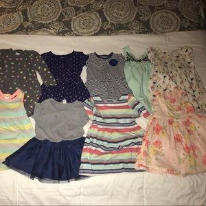 Lot of 9 size 3t dresses