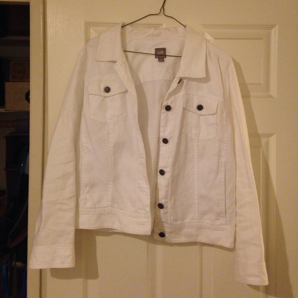 White J Jill Jean jacket
