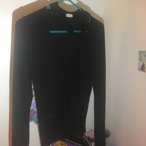 Lowcut blouse with a built in scarf/choker