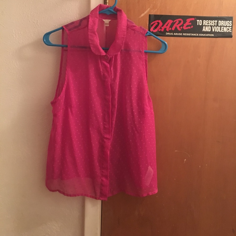 Button Down Tank Top