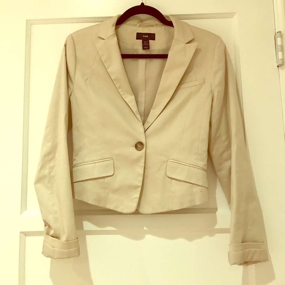H&M Creme Blazer