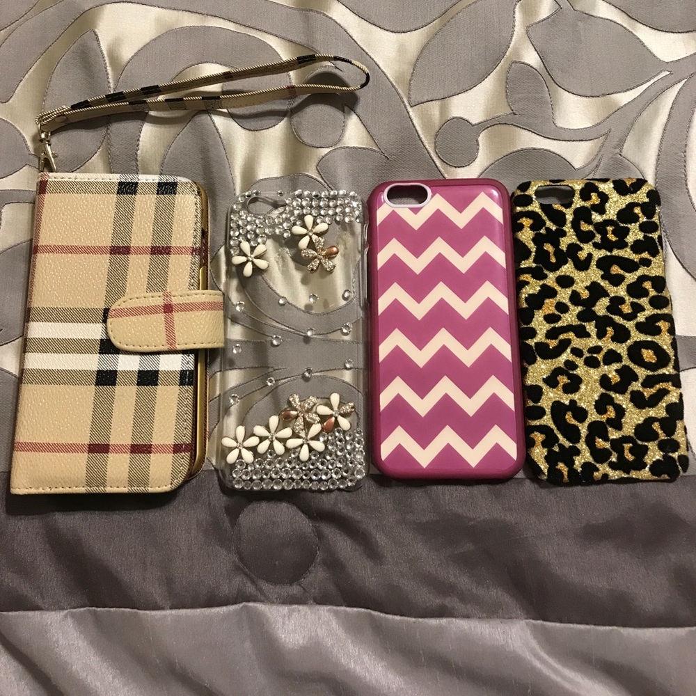 iPhone 6 cases.         FOUR total cases