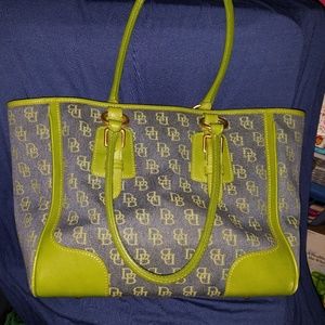 DOONEY and BURKE Tote Bag - Gorgeous Red Interior