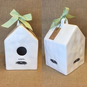 Rae Dunn birdhouse