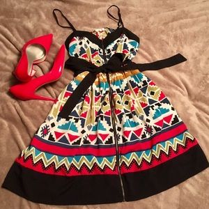 Gorgeous Colorful Aztec Style Dress