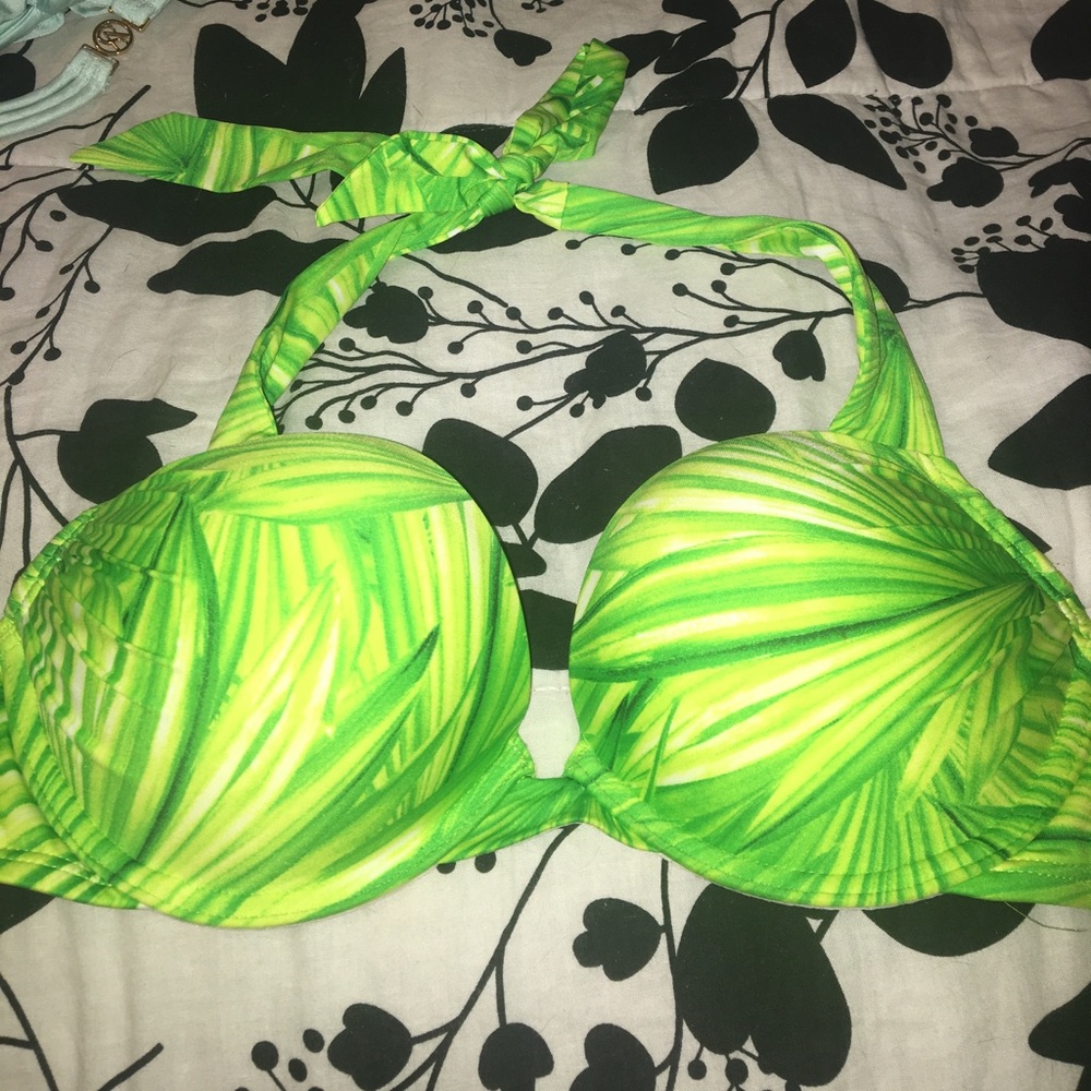 🌴VS Bombshell Bikini Top - Green Palm Trees 🌴👙