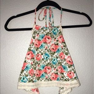 Open back crop top🌸🌼🌞