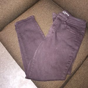 Deep Purple Jean Capris from American Eagle