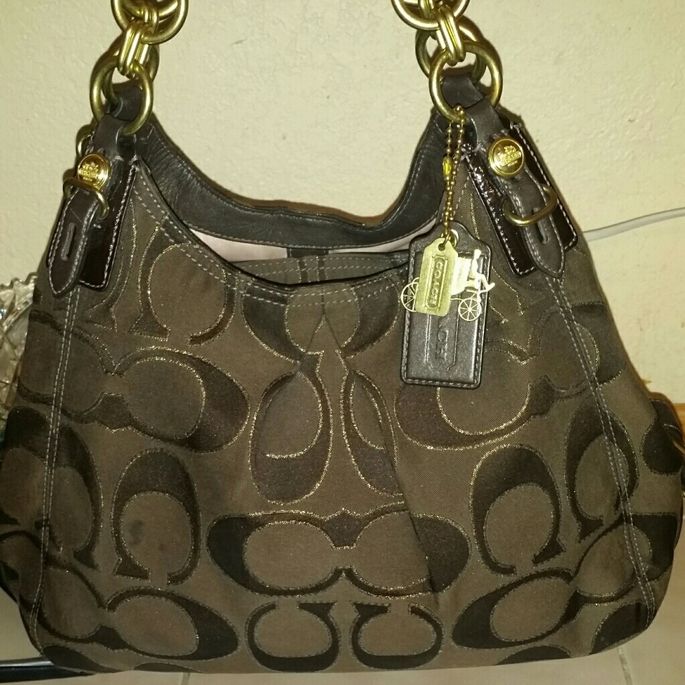 Brown original coach Bag