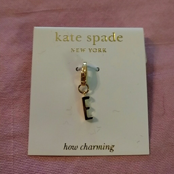 Hold Kate spade charm "E"   NWT - Picture 3 of 3
