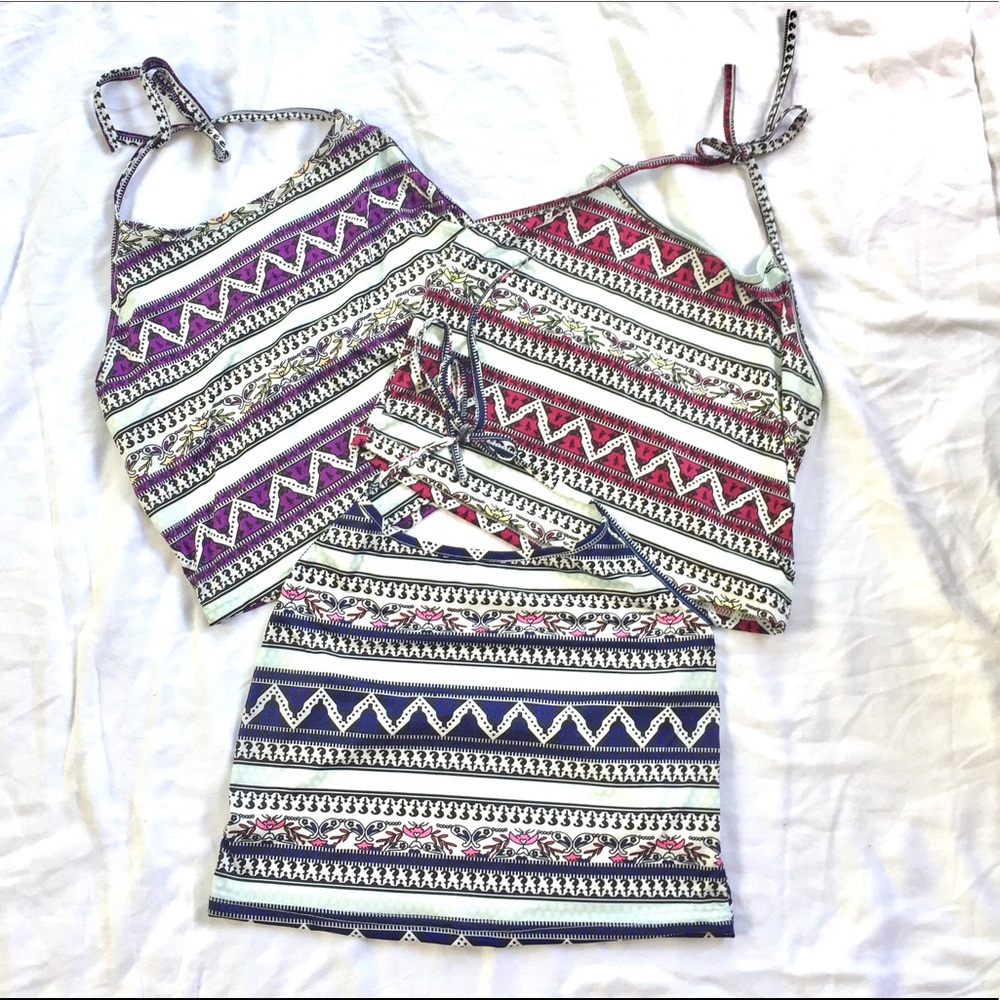 3/10$🔴SALE BOHO CROPPED HALTER CHOICE/COLOR - Picture 4 of 8