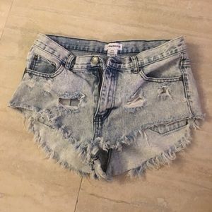 Jean shorts