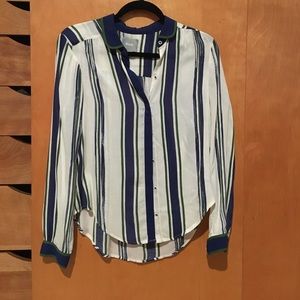 Anthropologie Maeve striped shirt (size 0)