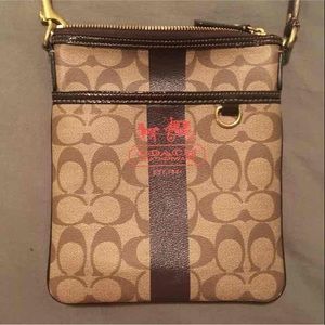 Brown Coach Cross-body Bag