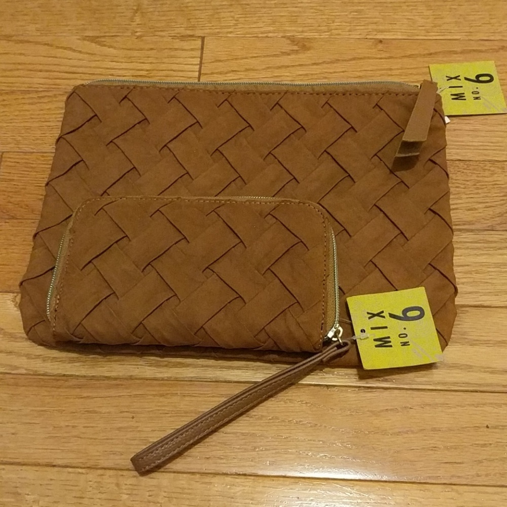 Mix No. 6 Wallet / Wristlet AND Matching Clutch