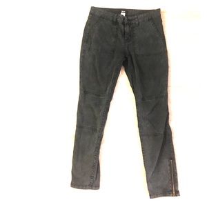 Dark grey jean capris