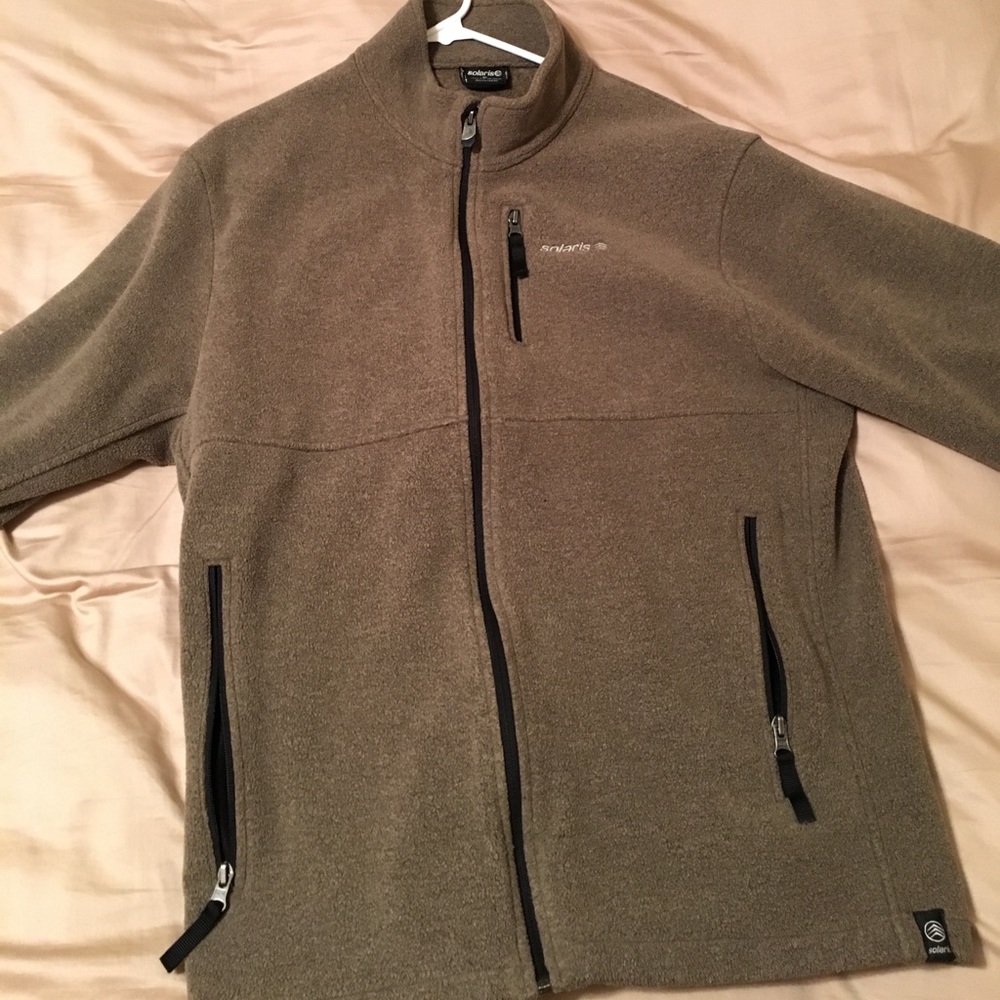 Large Solaris polyester jacket.