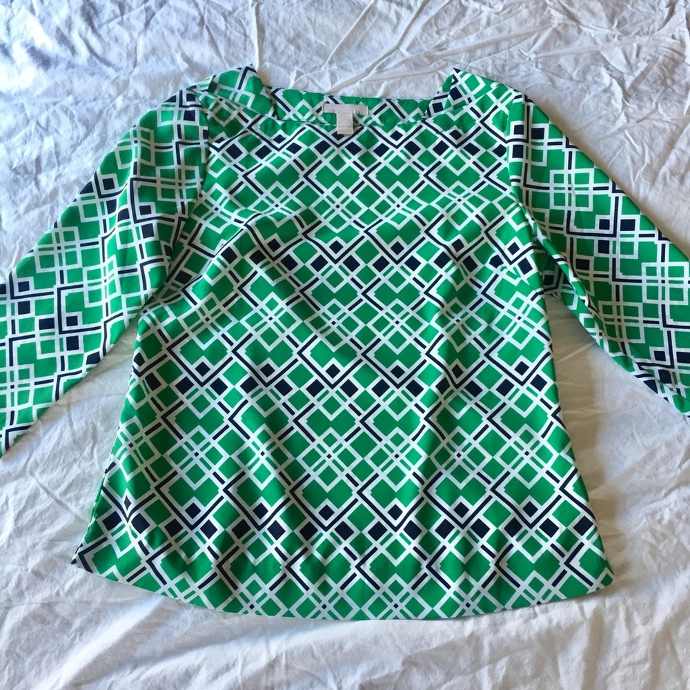 Banana a Republic Patterned Blouse
