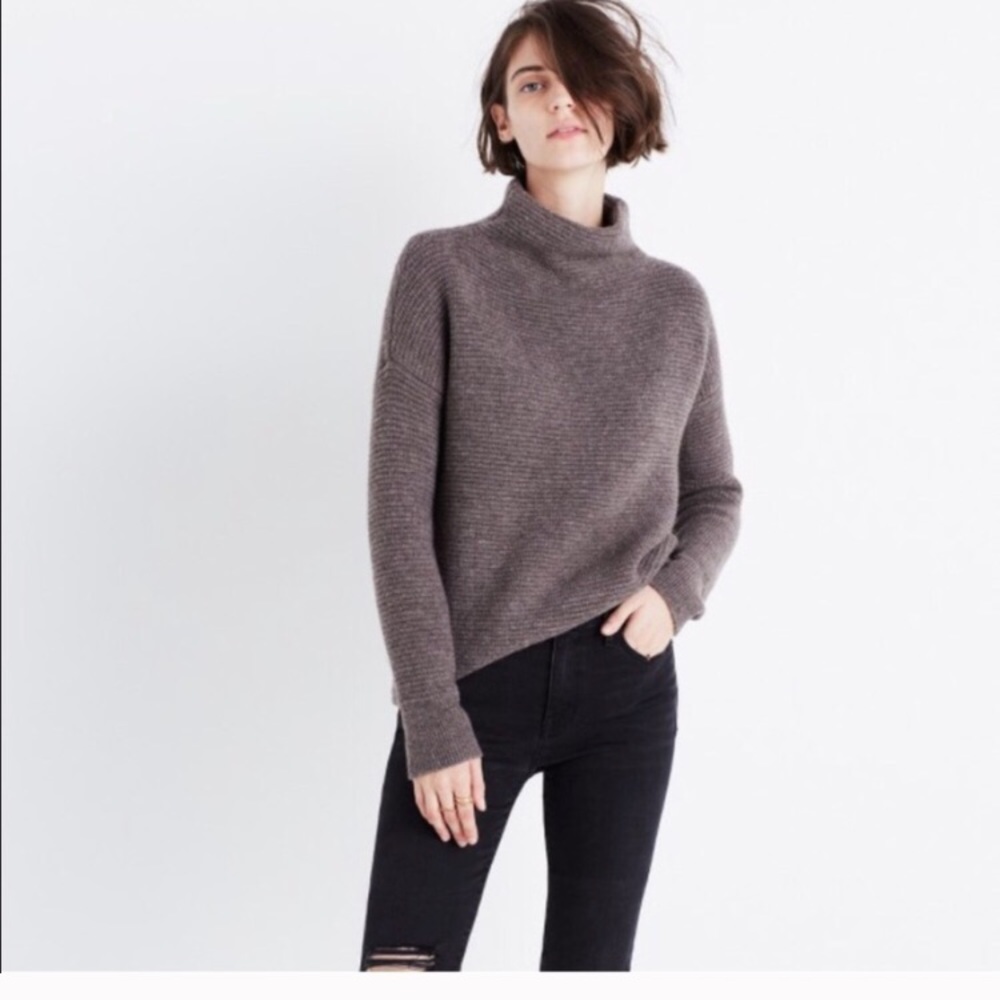 Madewell Southfield mockneck sweater