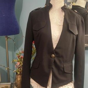 Black Military style jacket