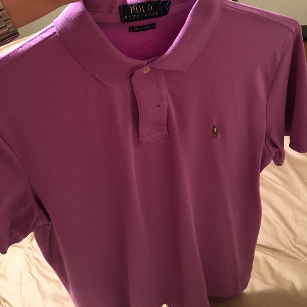 Authentic medium Pima soft polo