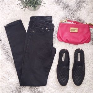 Express Black Cotton Jeggings Size 2 Regular