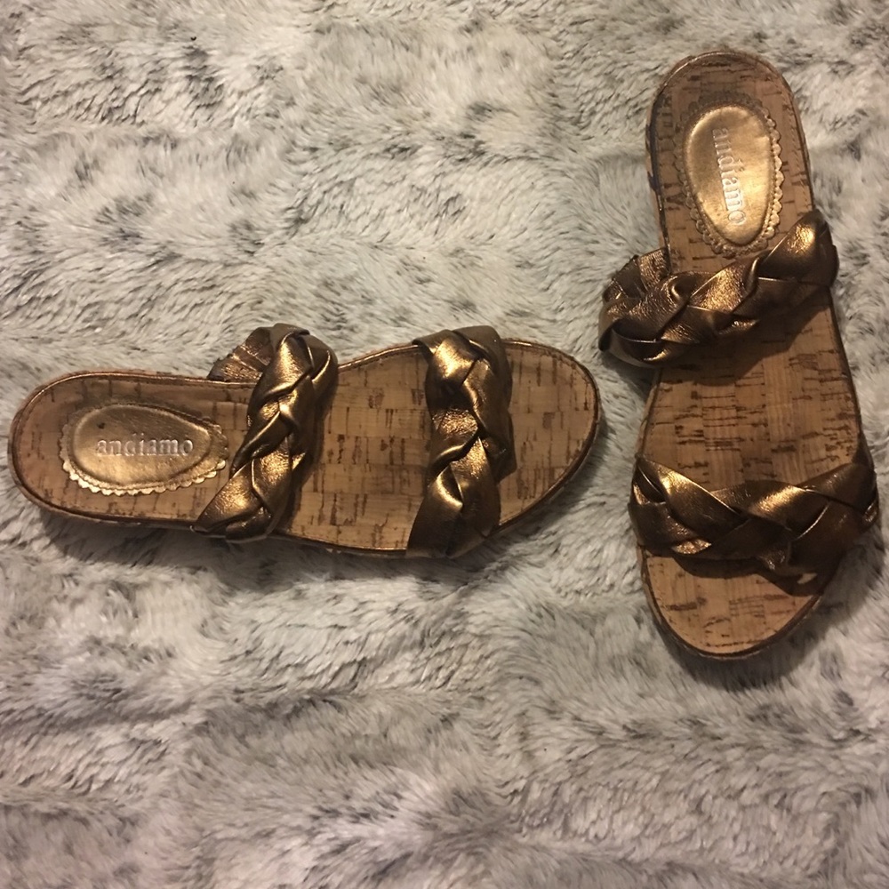 Andiamo Bronze Sandal size 6.5