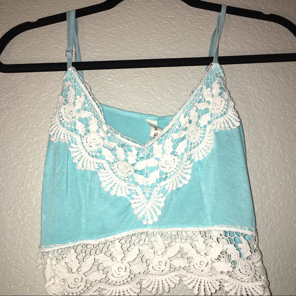 BABY BLUE CROP TOP💙💙💙