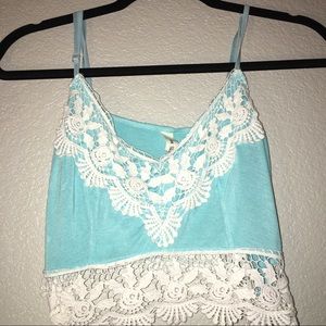 BABY BLUE CROP TOP💙💙💙
