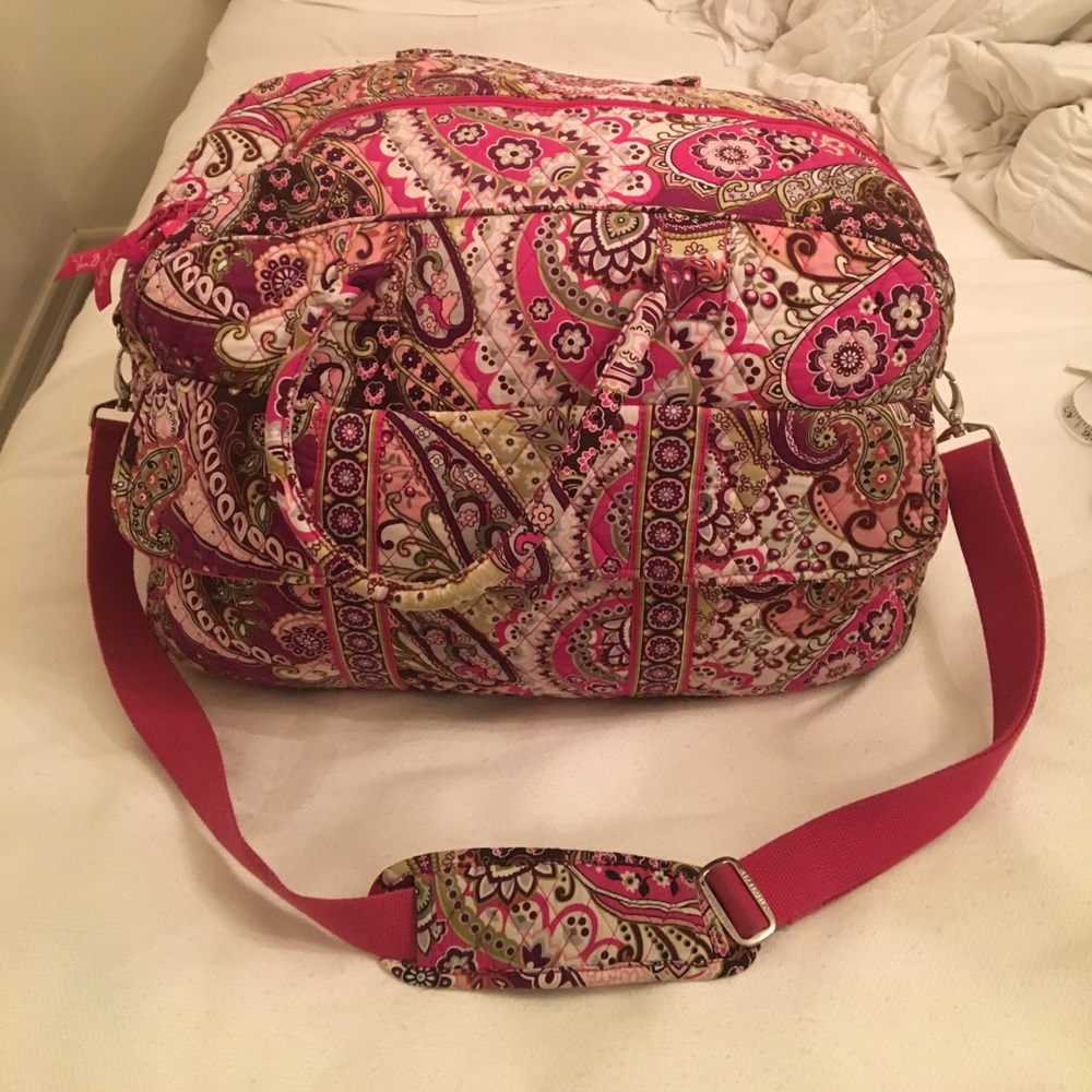 Vera Bradley Paisley Grand Traveler Bag