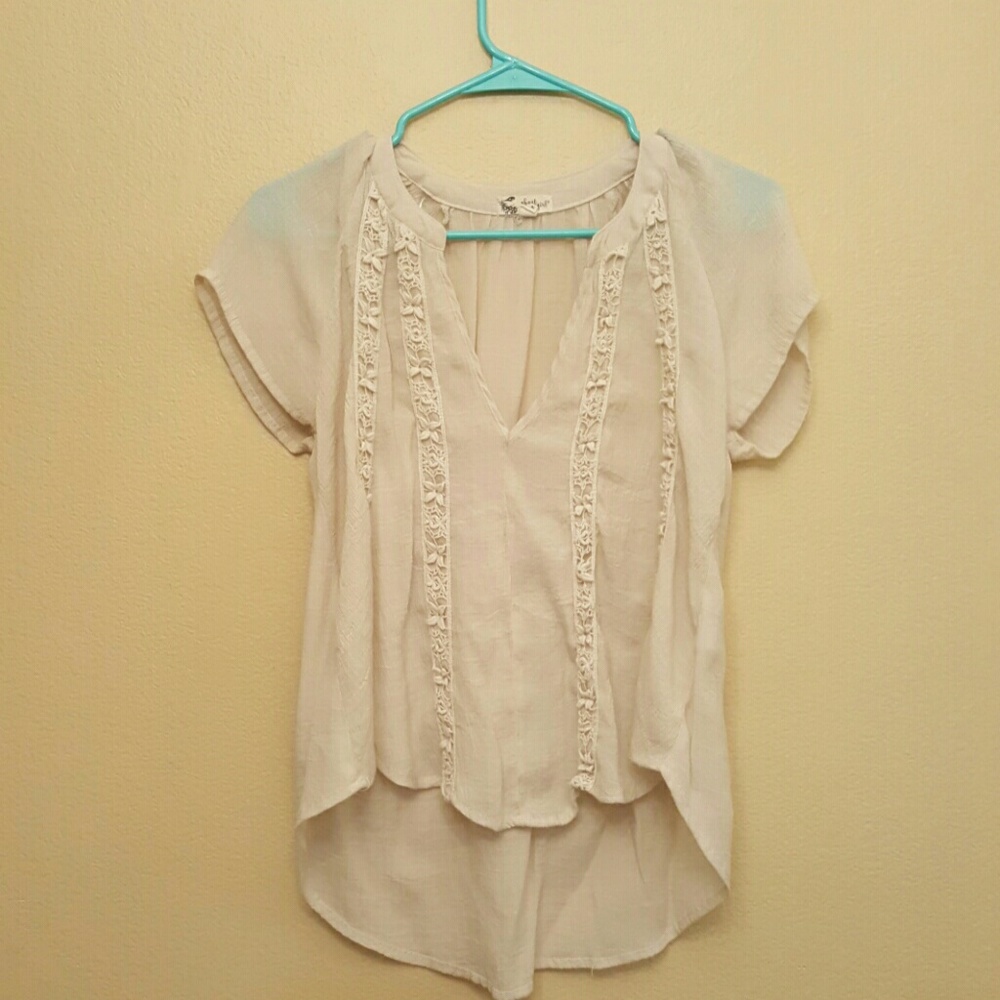 V neck top