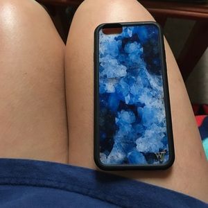 Blue Crystal WildFlower iPhone 6/6s Case