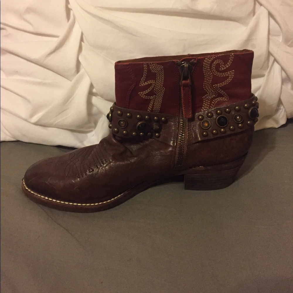 Sam Edelman cowboy booties - Picture 2 of 4