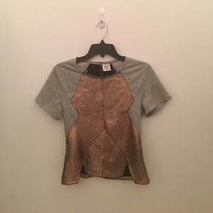 Two fabric shirt