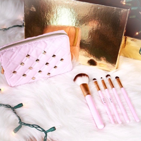[cala] pink couture deluxe make-up brush set - Picture 2 of 8