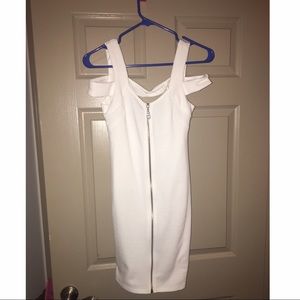 NWT Topshop White cocktail zipper dress size 0