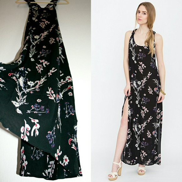 ⚡LAST 1!⚡Botanical & Bird T-Back Maxi Dress NWOT - Picture 7 of 7