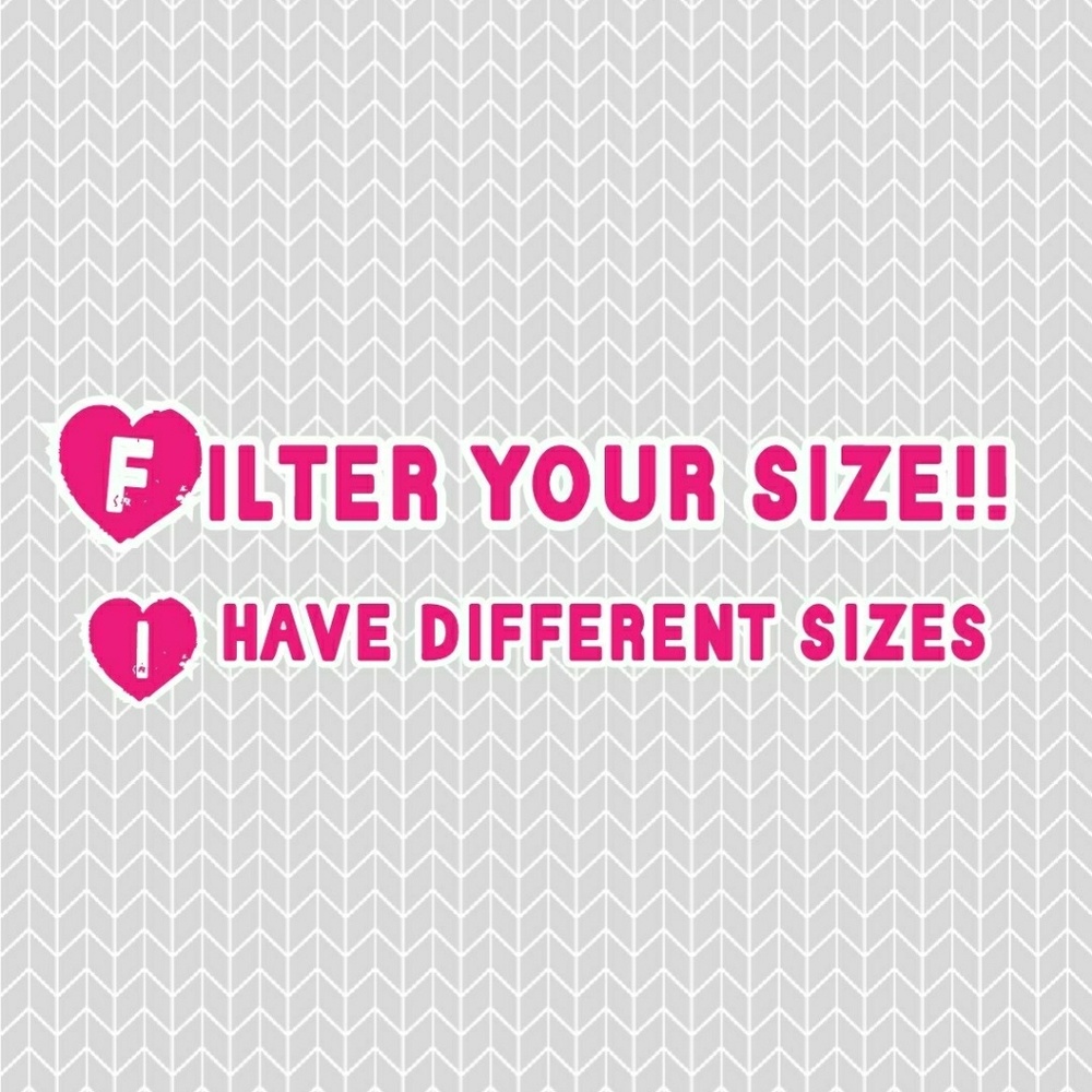 Filter ur sizes